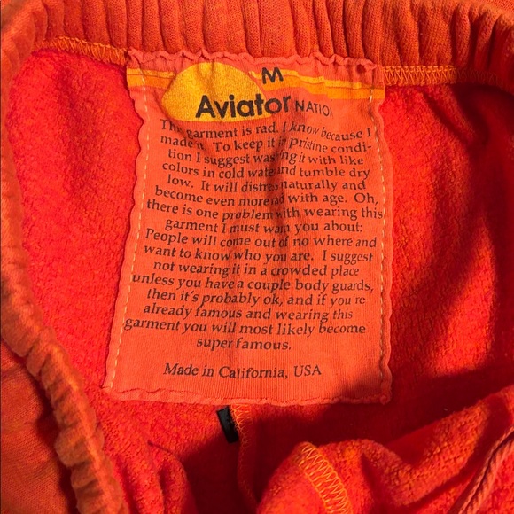 Aviator Nation RIDE sweat joggers size medium - Picture 6 of 6